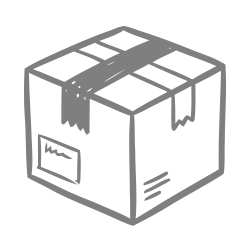 Illustration eines Pakets